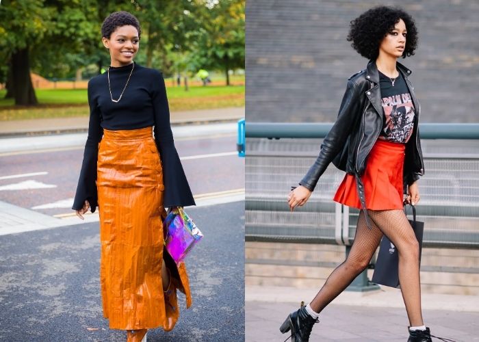 màu cam kết hợp với màu gì