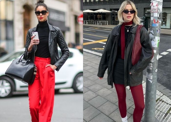 màu đỏ kết hợp với màu gì thì đẹp