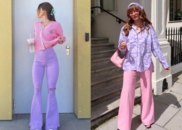 phối đồ màu tím