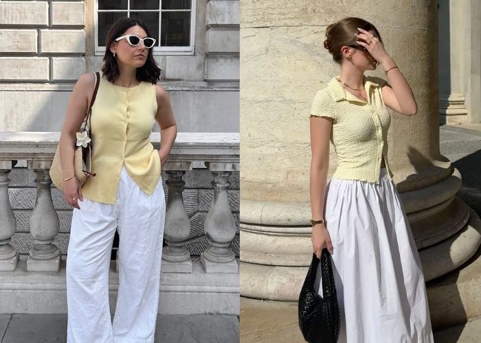 màu vàng hợp với màu gì