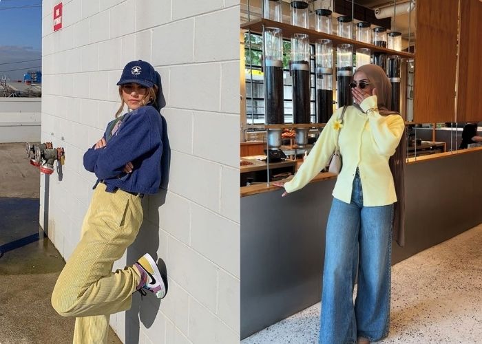 cách phối màu vàng