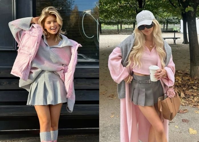 màu xám hợp với màu gì