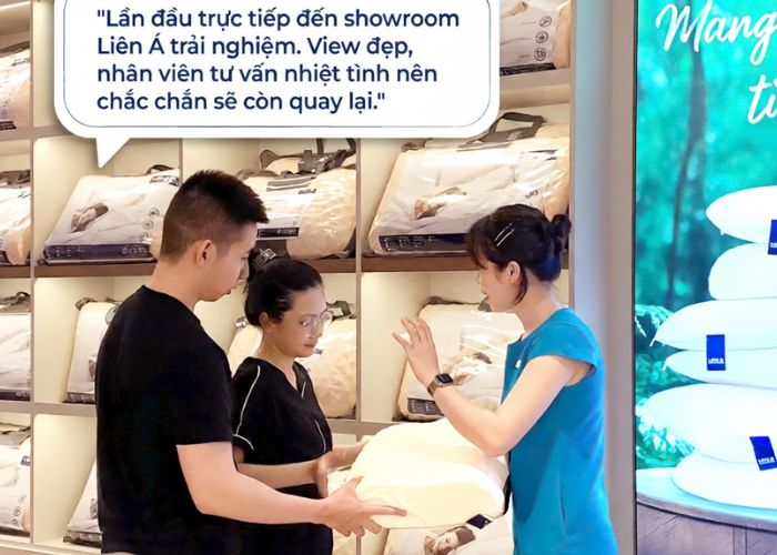 trải nghiệm showroom liên á