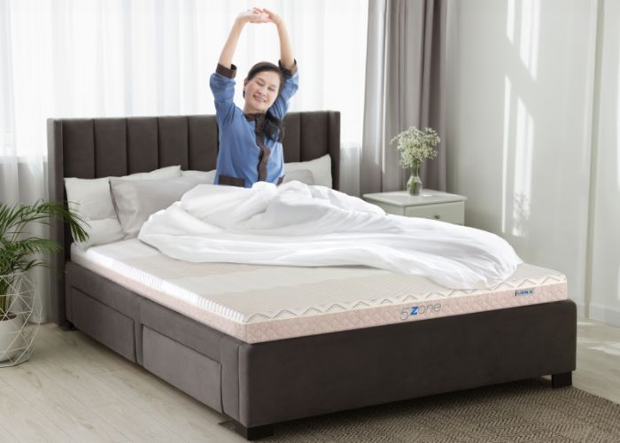 tư thế ngủ đúng với nệm 5zone