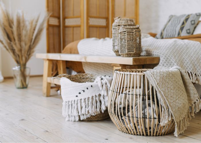 vật liệu phong cách bohemian
