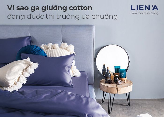 ga giường cotton cao cấp