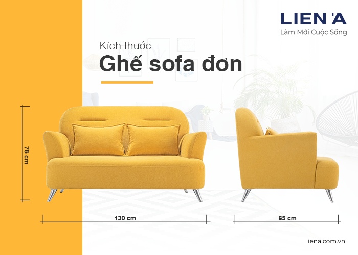 kích thước ghế sofa