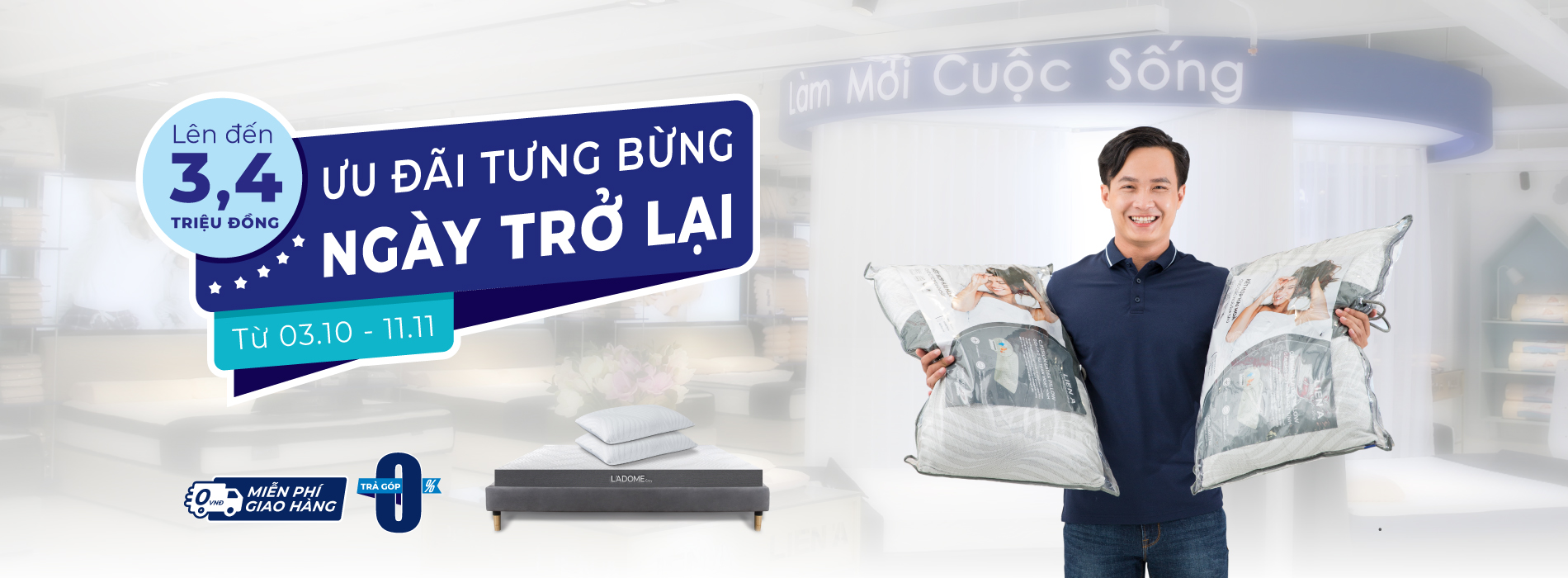 chương trình khuyến mãi tháng 10