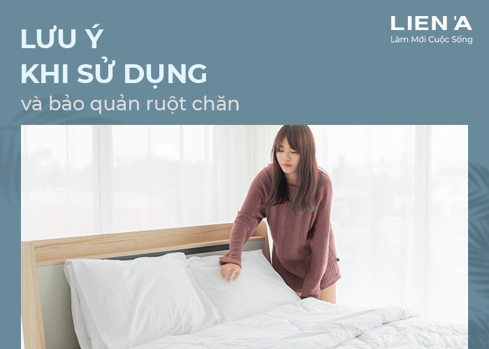 lưu ý khi sử dụng ruột chăn