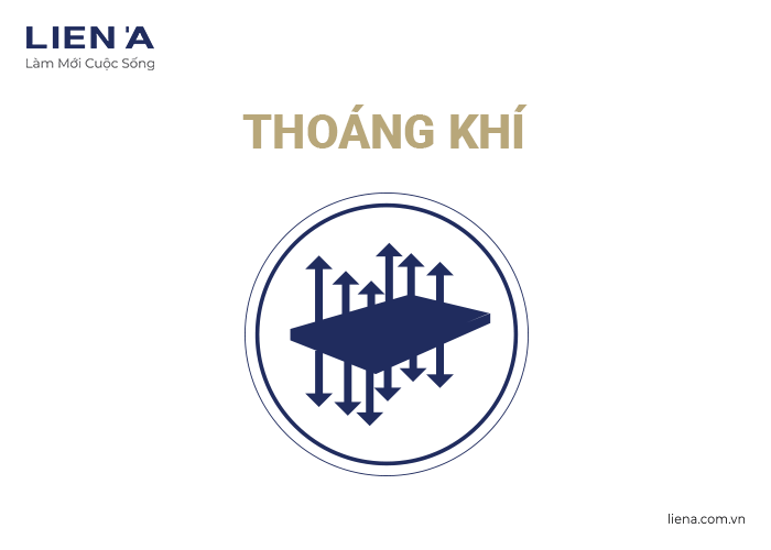 độ thoáng khí tốt