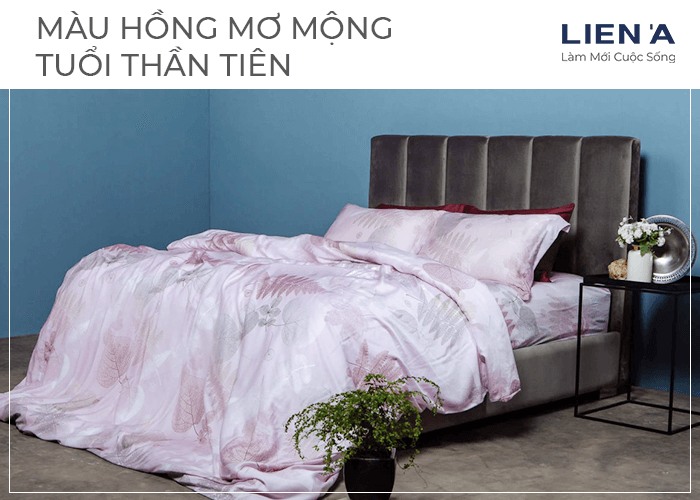 phòng ngủ màu hồng thần tiên